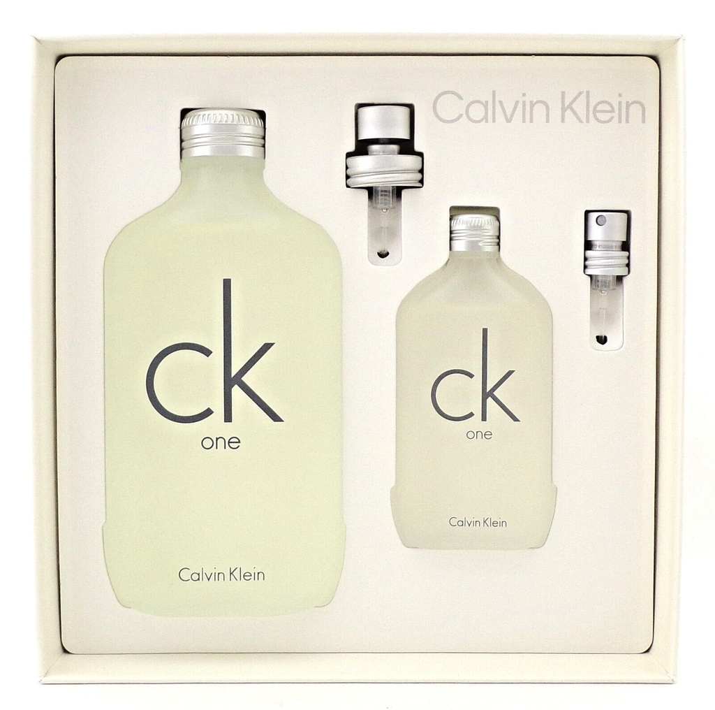 CK One by Calvin Klein  6.7 Oz + 1.6 Oz Eau De Toilette Spray Unisex. New SET