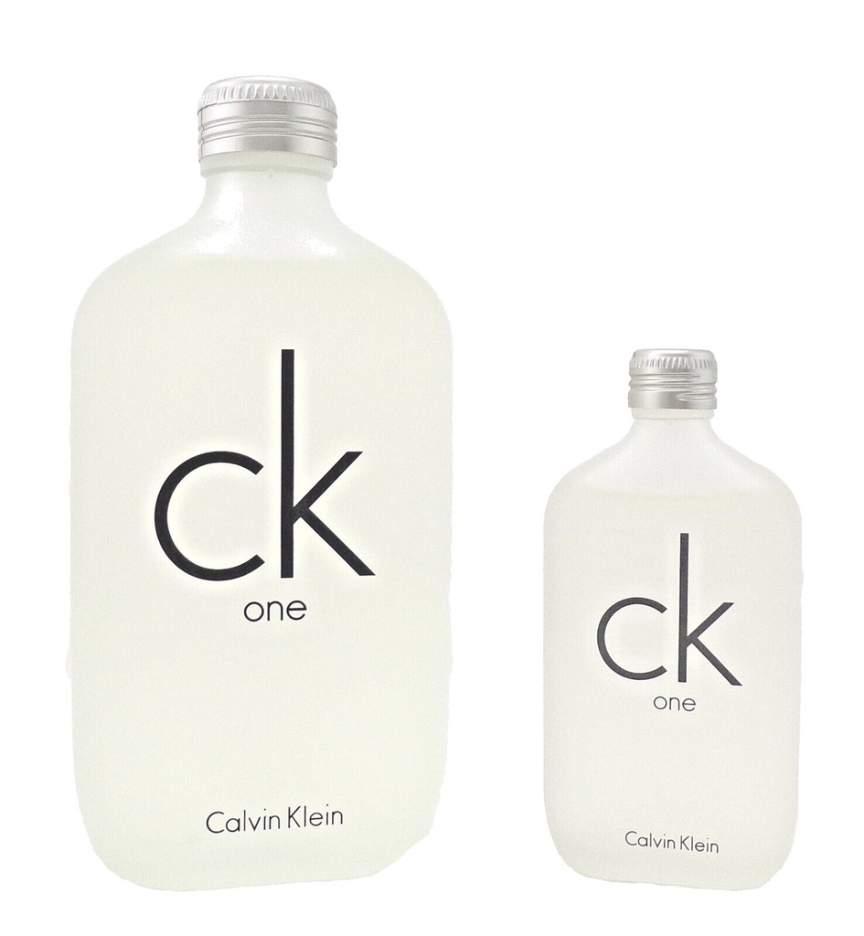CK One by Calvin Klein  6.7 Oz + 1.6 Oz Eau De Toilette Spray Unisex. New SET